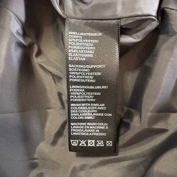 NWT Rebecca Minkoff Dark Gray Faux Suede Long Wrap Trench Coat Women's Large - Picture 7 of 8